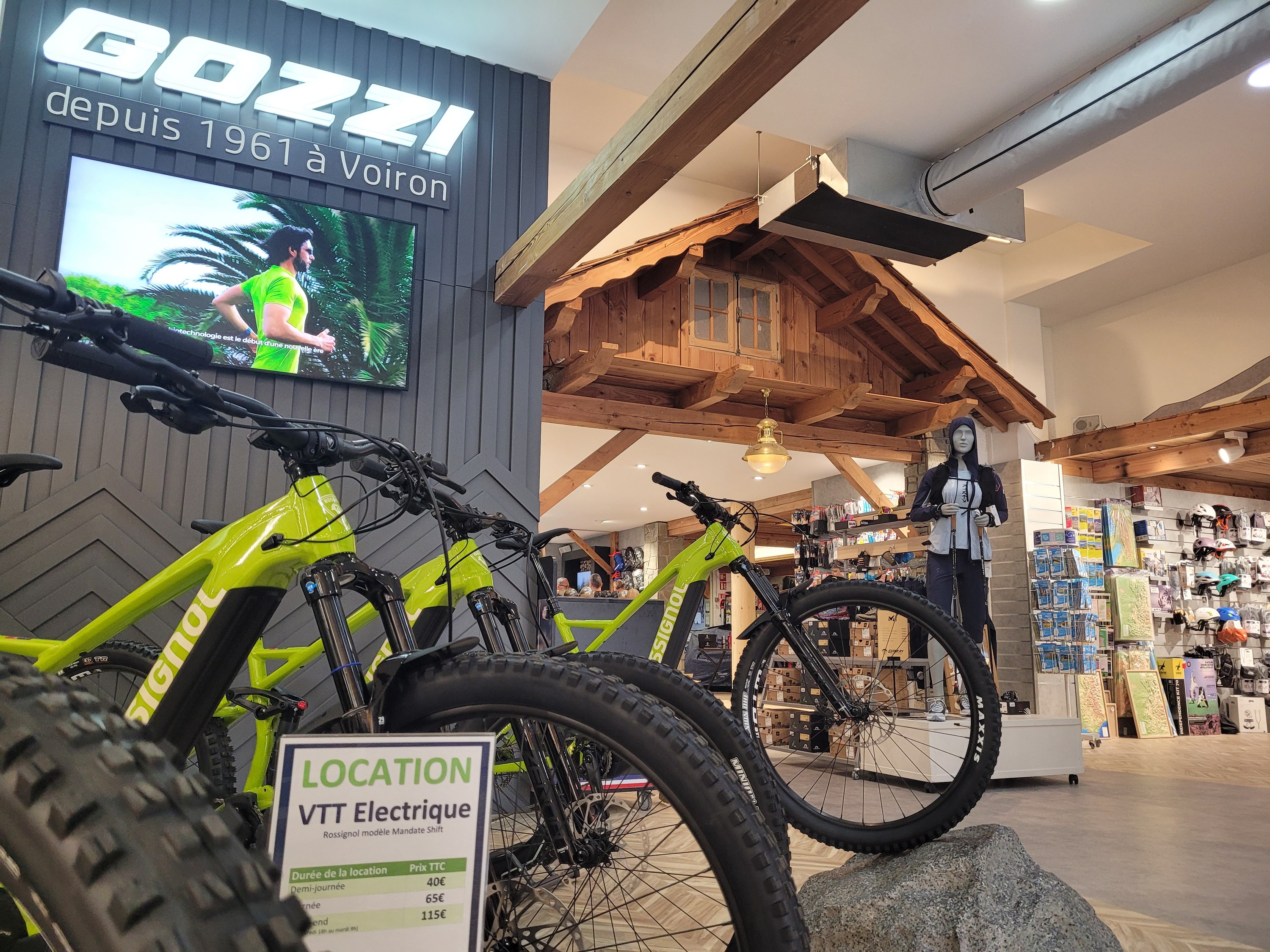 La location au magasin Gozzi Voiron -Espace Montagne-
