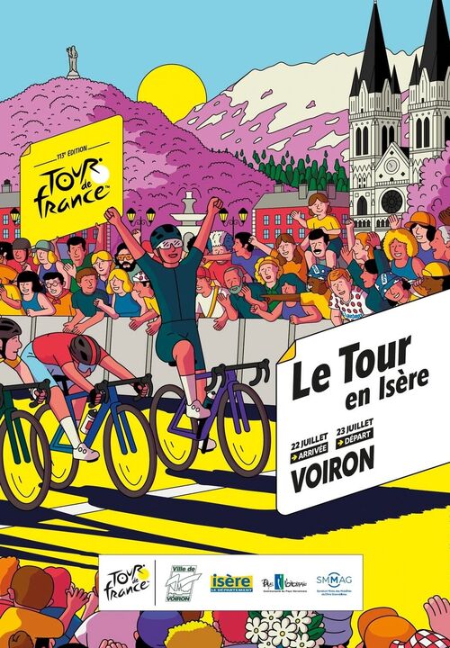 Le Tour de France arrive &agrave; Voiron